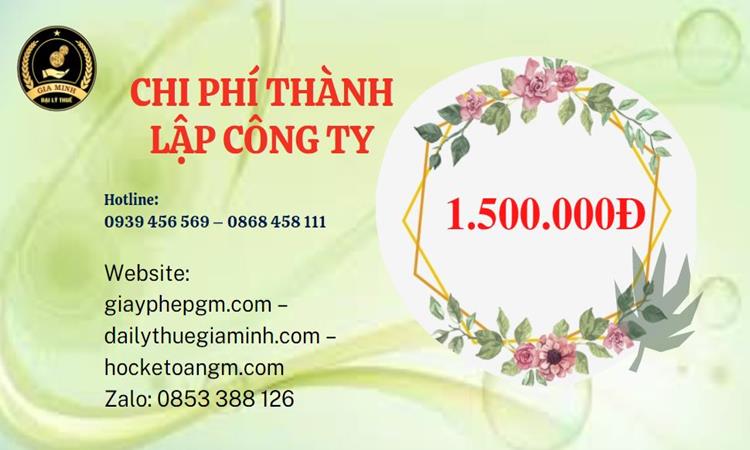 Chi phí thành lập doanh nghiệp nhanh tại Huyện Thường Tín