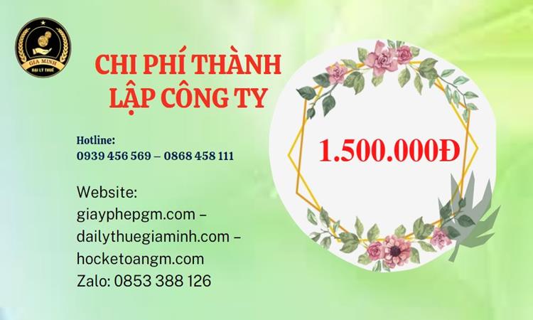 Chi phí thành lập doanh nghiệp nhanh tại Khánh Hòa