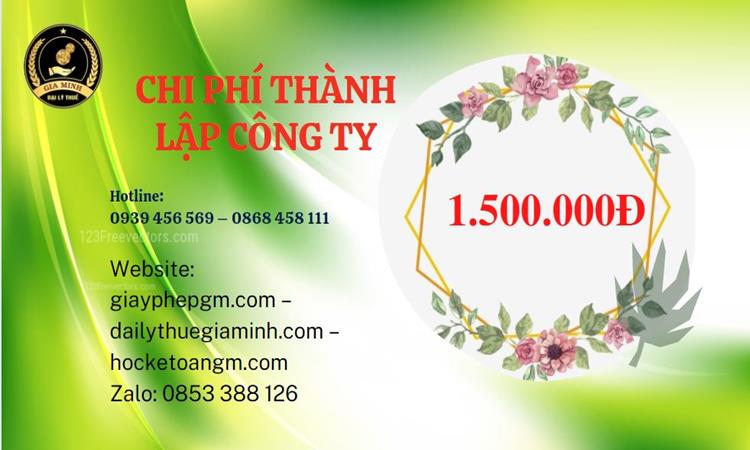 Chi phí thành lập doanh nghiệp nhanh tại Lạng Sơn