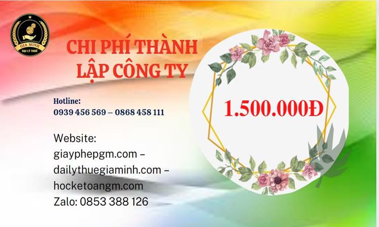 Chi phí thành lập doanh nghiệp nhanh tại Long An