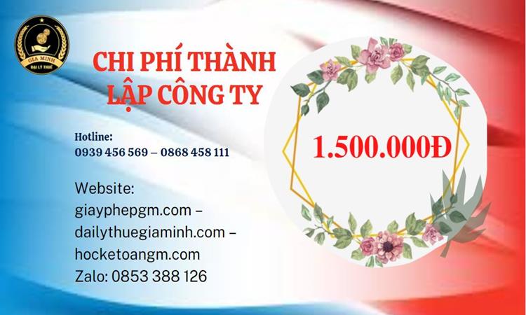 Chi phí thành lập doanh nghiệp nhanh tại Nam Định