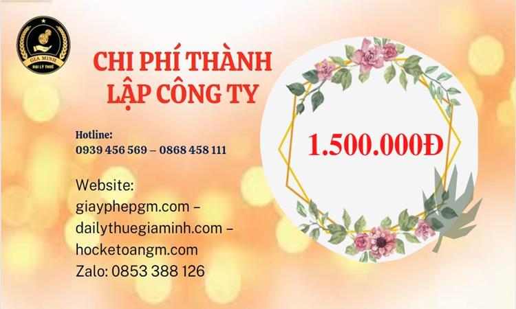 Chi phí thành lập doanh nghiệp nhanh tại Nha Trang