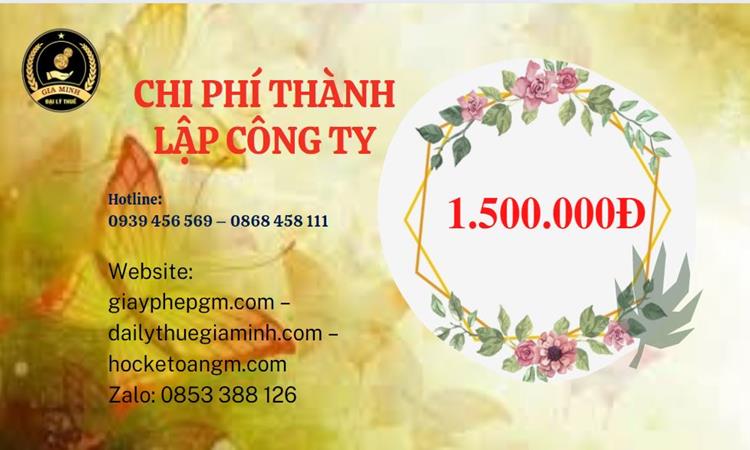 Chi phí thành lập doanh nghiệp nhanh tại Quận 2