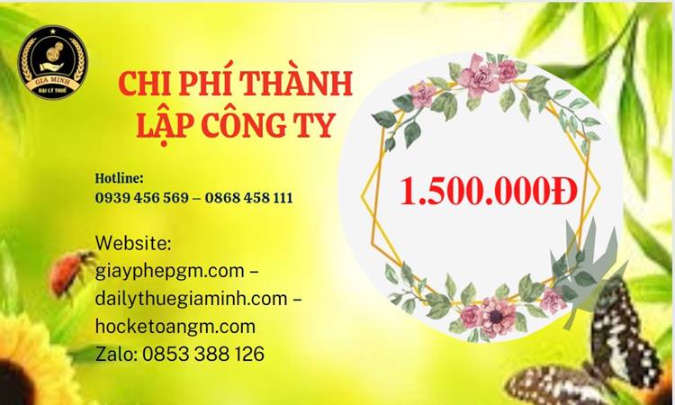 Chi phí thành lập doanh nghiệp nhanh tại Quận 4