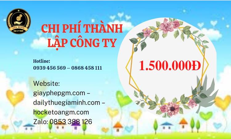 Chi phí thành lập doanh nghiệp nhanh tại Quận 6