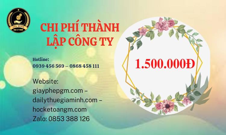 Chi phí thành lập doanh nghiệp nhanh tại Quảng Bình
