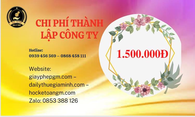 Chi phí thành lập doanh nghiệp nhanh tại Quảng Nam