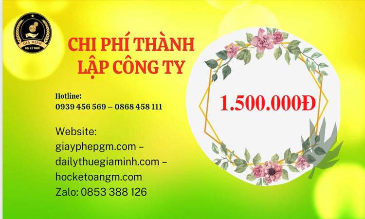 Chi phí thành lập doanh nghiệp nhanh tại Quảng Ninh