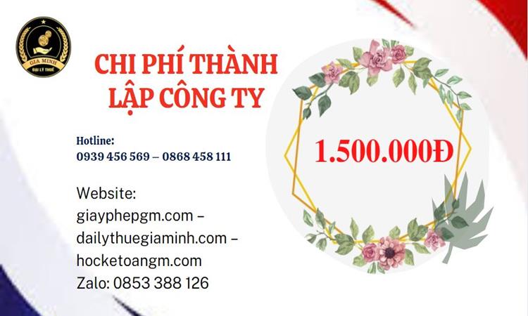 Chi phí thành lập doanh nghiệp nhanh tại Quảng Trị