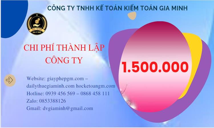 Chi phí thành lập doanh nghiệp Ninh Bình