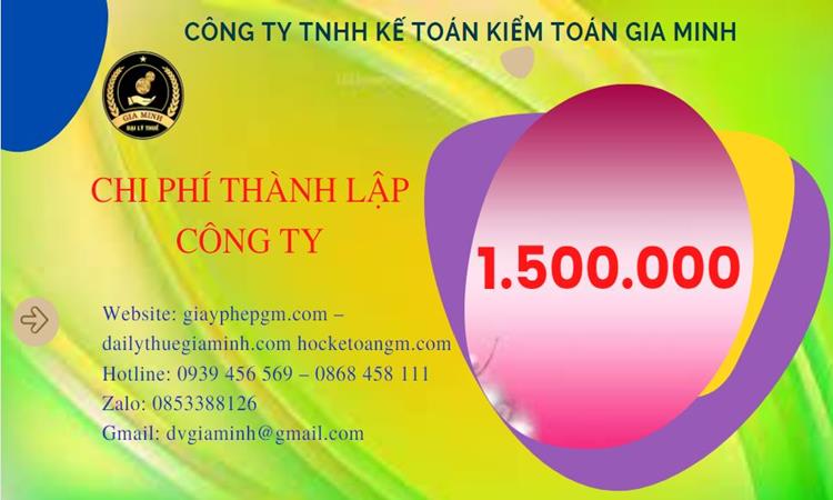 Chi phí thành lập doanh nghiệp Phú Yên