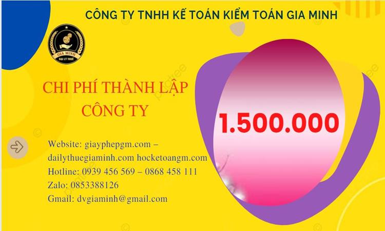 THÀNH LẬP CÔNG TY TRỌN GÓI UY TÍN TẠI QUẬN 1 5 Chi phí thành lập doanh nghiệp Quận 1