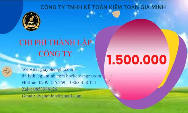 THÀNH LẬP CÔNG TY TRỌN GÓI UY TÍN TẠI QUẬN 10 5 Chi phí thành lập doanh nghiệp Quận 10