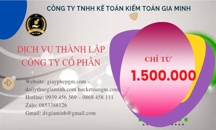 Chi phí thành lập doanh nghiệp Quận 12