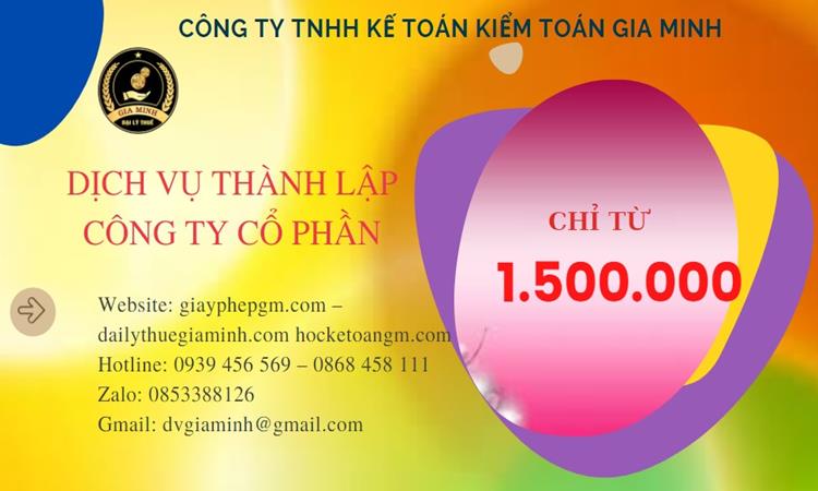 Chi phí thành lập doanh nghiệp Quận Tân Bình