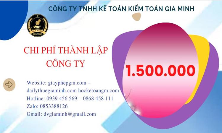THÀNH LẬP CÔNG TY TRỌN GÓI UY TÍN TẠI QUẬN BA ĐÌNH 5 Chi phí thành lập doanh nghiệp Quận Ba Đình