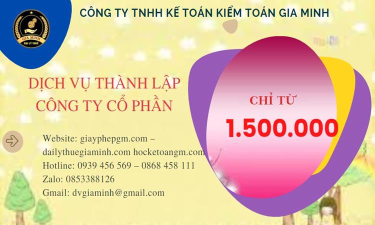 Dịch vụ thành lập công ty cổ phần Quận Bình Thủy trọn gói, nhanh chóng 7 Chi phí thành lập doanh nghiệp Quận Bình Thủy