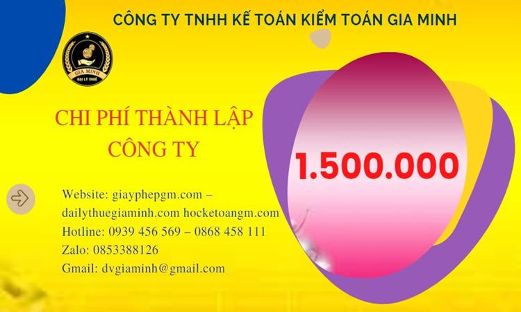 Chi phí thành lập doanh nghiệp Quận Bình Thủy