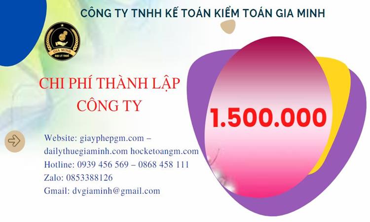 Chi phí thành lập doanh nghiệp Quận Đống Đa
