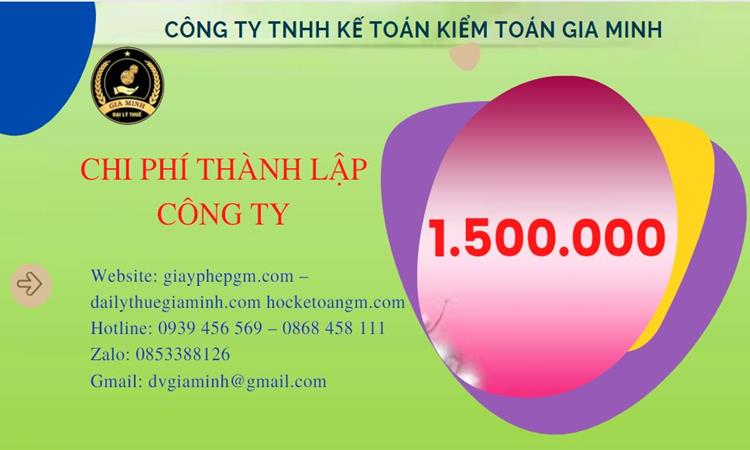 THÀNH LẬP CÔNG TY TRỌN GÓI UY TÍN TẠI QUẬN TÂN BÌNH 5 Chi phí thành lập doanh nghiệp Quận Tân Bình