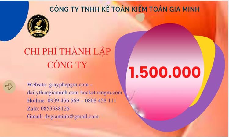 Chi phí thành lập doanh nghiệp Quảng Nam