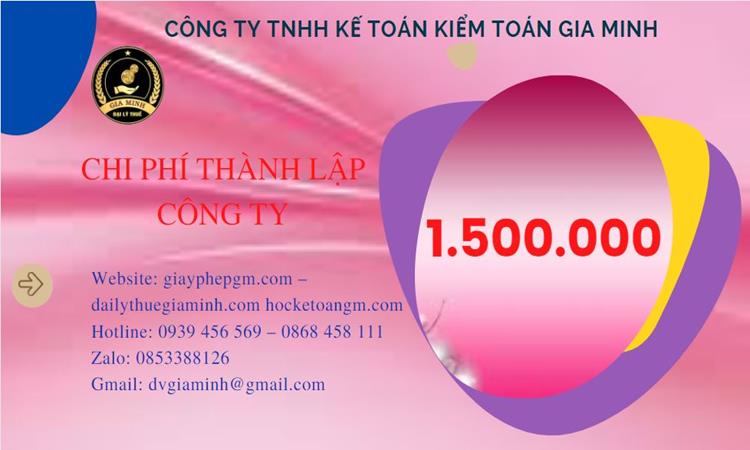 Chi phí thành lập doanh nghiệp Quảng Ngãi