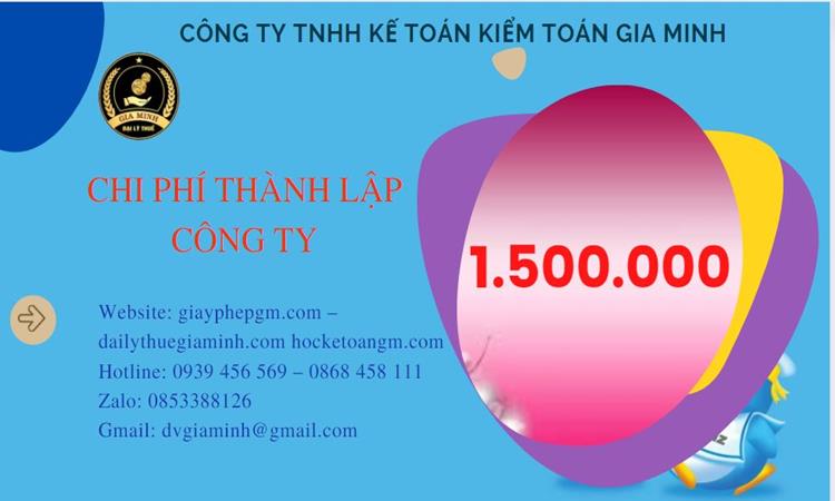 Chi phí thành lập doanh nghiệp Tây Ninh