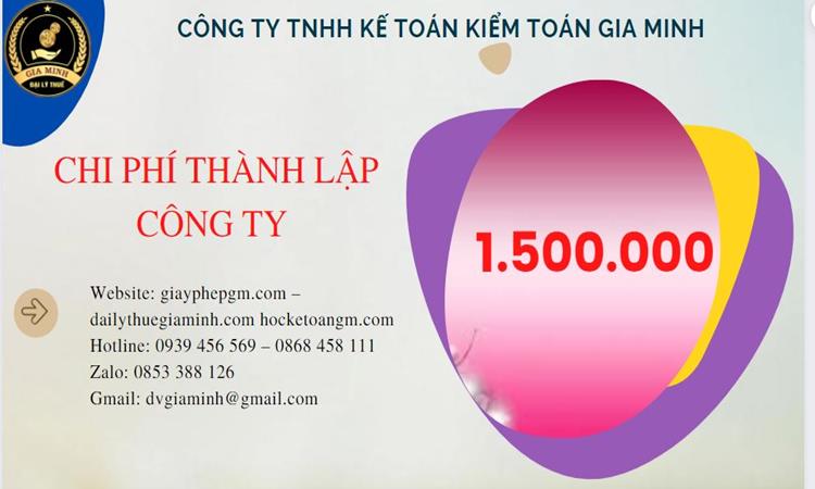Chi phí thành lập doanh nghiệp Thẩm định giá tại Hà Nội