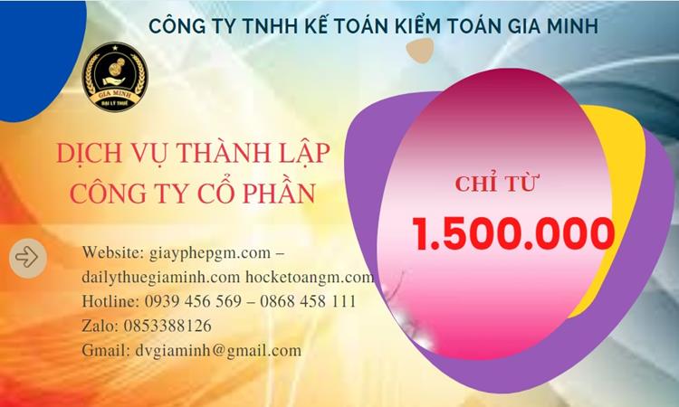 Chi phí thành lập doanh nghiệp TP Hồ Chí Minh