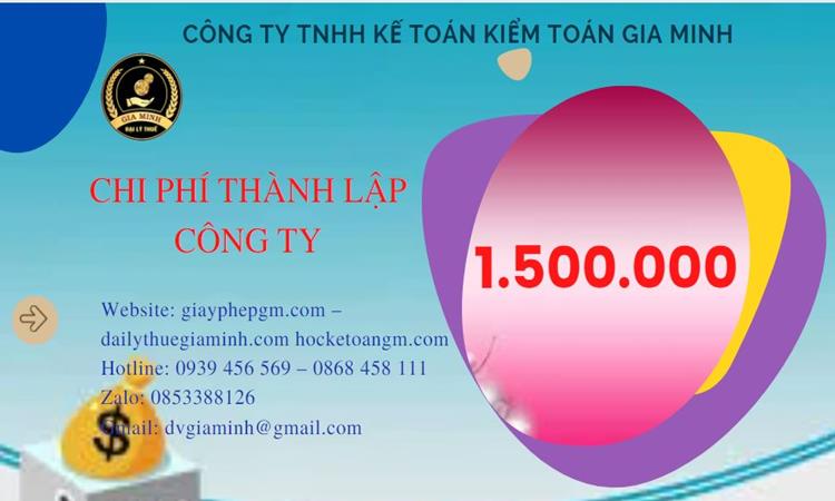 Chi phí thành lập doanh nghiệp TP Hồ Chí Minh