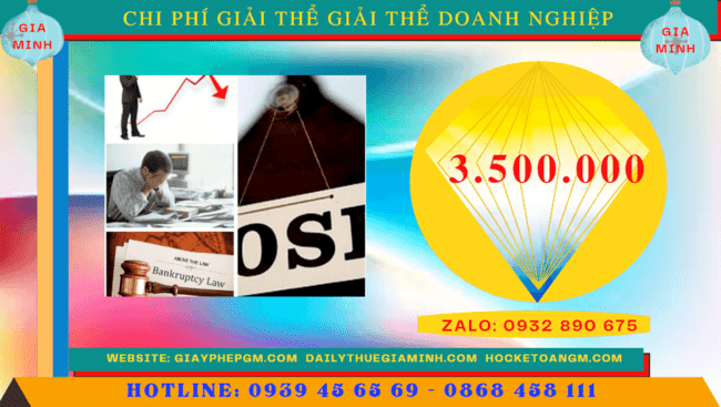 Chi phí giải thể doanh nghiệp trọn gói ở Hòa Bình