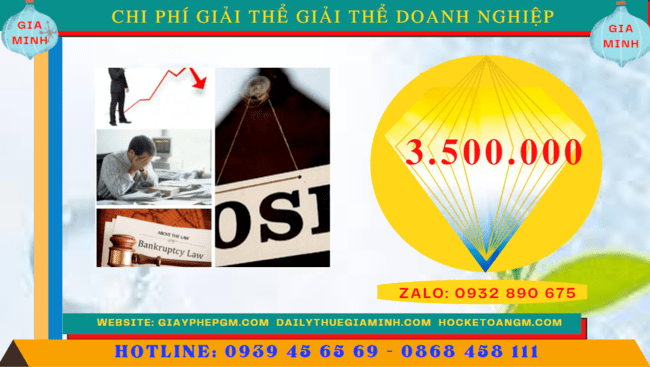 Chi phí giải thể doanh nghiệp trọn gói ở Huyện Bình Chánh