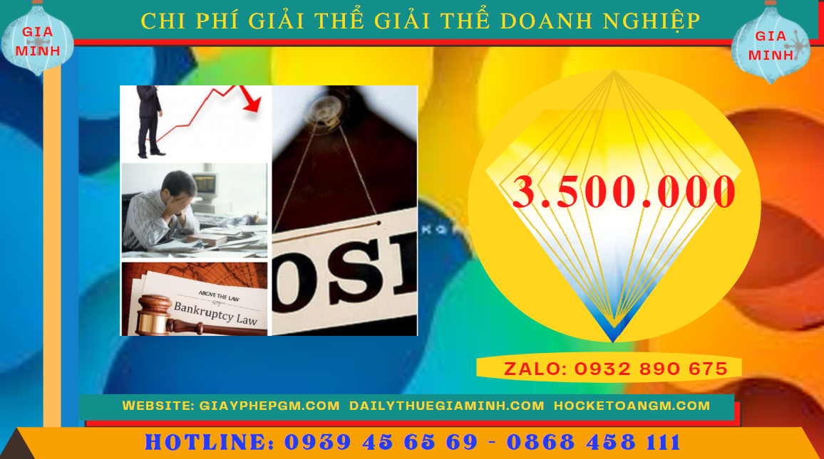 Chi phí giải thể doanh nghiệp trọn gói ở Huyện Bình Lục