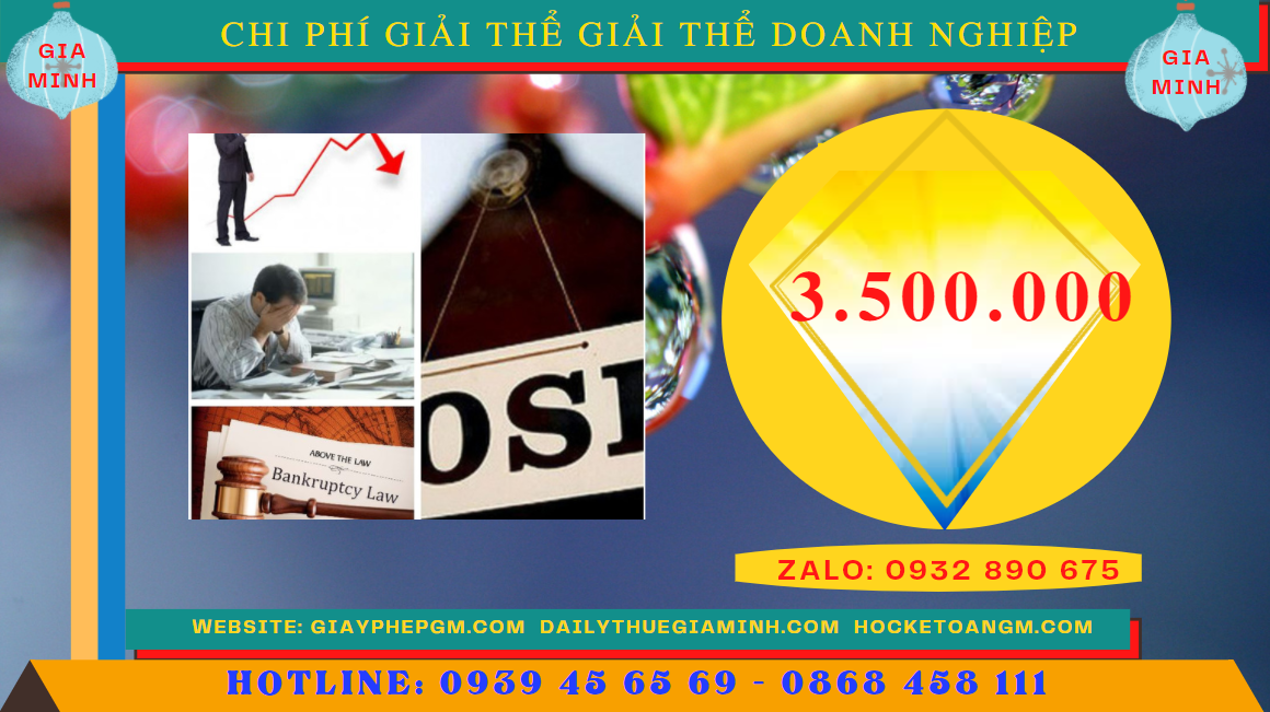 Chi phí giải thể doanh nghiệp trọn gói ở Huyện Cần Giờ