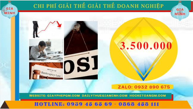 Chi phí giải thể doanh nghiệp trọn gói ở Huyện Ứng Hòa