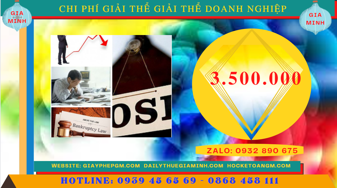 Chi phí giải thể doanh nghiệp trọn gói ở Phú Yên