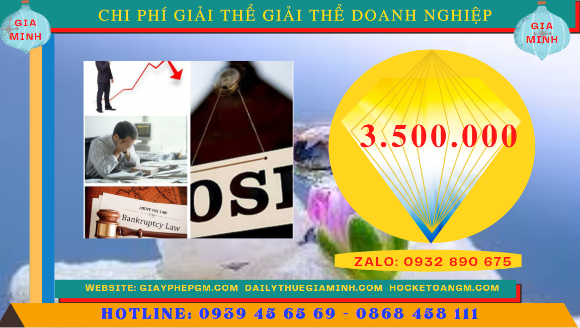 Chi phí giải thể doanh nghiệp trọn gói ở Quận Gò Vấp