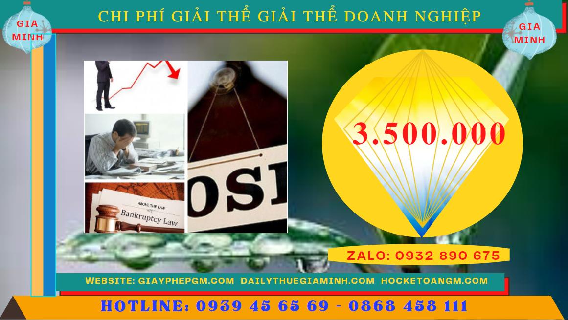 Chi phí giải thể doanh nghiệp trọn gói ở Quận Phú Nhuận