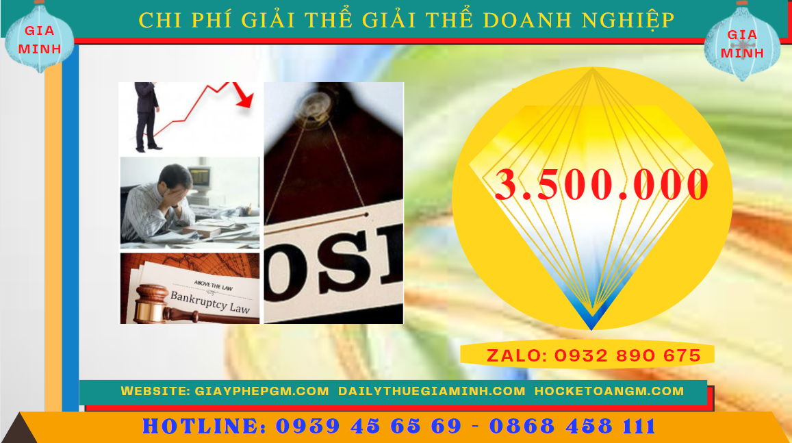Chi phí giải thể doanh nghiệp trọn gói ở Quảng Trị