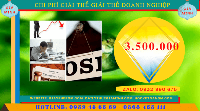 Dịch vụ giải thể doanh nghiệp Thành Phố Hồ Chí Minh 5 Chi phí giải thể doanh nghiệp trọn gói ở Thành Phố Hồ Chí Minh