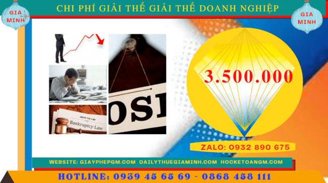 Chi phí giải thể doanh nghiệp trọn gói ở Thị Xã Duy Tiên