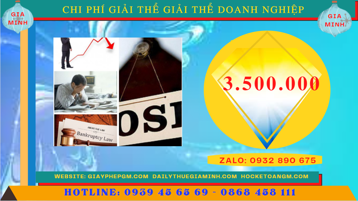 Dịch vụ giải thể doanh nghiệp thị xã sơn tây 5 Chi phí giải thể doanh nghiệp trọn gói ở Thị Xã Sơn Tây