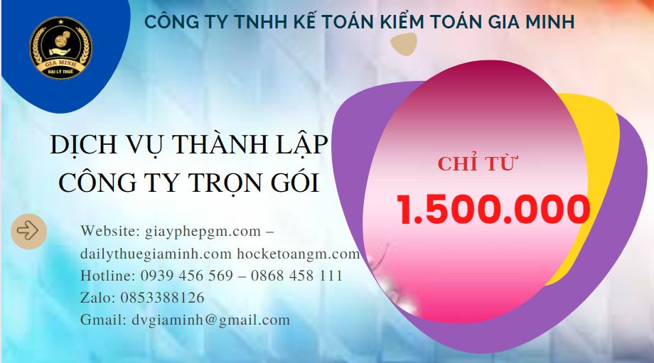 Chi phí thành lập doanh nghiệp uy tín tại tphcm