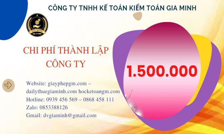 Chi phí thành lập doanh nghiệp Yên Bái