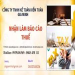 NHẬN LÀM BÁO CÁO THUẾ HÀNG THÁNG GIÁ RẺ TẠI HUYỆN ĐÔNG ANH 14 Dịch vụ báo cáo thuế hàng tháng giá rẻ tại Huyện Đông Anh