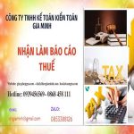 Nhận làm báo cáo thuế là một dịch vụ giá rẻ tại Thành phố Hồ Chí Minh 6 Dịch vụ báo cáo thuế hàng tháng giá rẻ tại Thành Phố Hồ Chí Minh