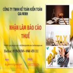 NHẬN LÀM BÁO CÁO THUẾ HÀNG THÁNG GIÁ RẺ TẠI TP HÀ NỘI 14 Dịch vụ báo cáo thuế hàng tháng giá rẻ tại TP Hà Nội