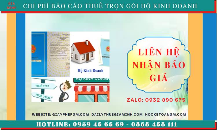 BÁO CÁO THUẾ HỘ KINH DOANH TẠI QUẬN THANH KHÊ – UY TÍN, CHÍNH XÁC, CHI PHÍ HỢP LÝ 5 Chi phí báo cáo thuế hộ kinh doanh tại Quận Thanh Khê