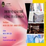 Dịch vụ giải thể công ty cổ phần tại Hòa Bình