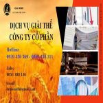 GIẢI THỂ CÔNG TY CỔ PHẦN TẠI LẠNG SƠN TRỌN GÓI ĐẢM BẢO TỐT 6 Dịch vụ giải thể công ty cổ phần tại Lạng Sơn